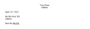 求职信Cover Letter格式是怎么样的?求职信标准格式要求特点介绍